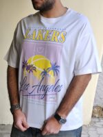 تیشرت طرح LA برند NBA - Image 3