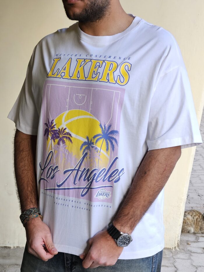 تیشرت طرح LA برند NBA - Image 3